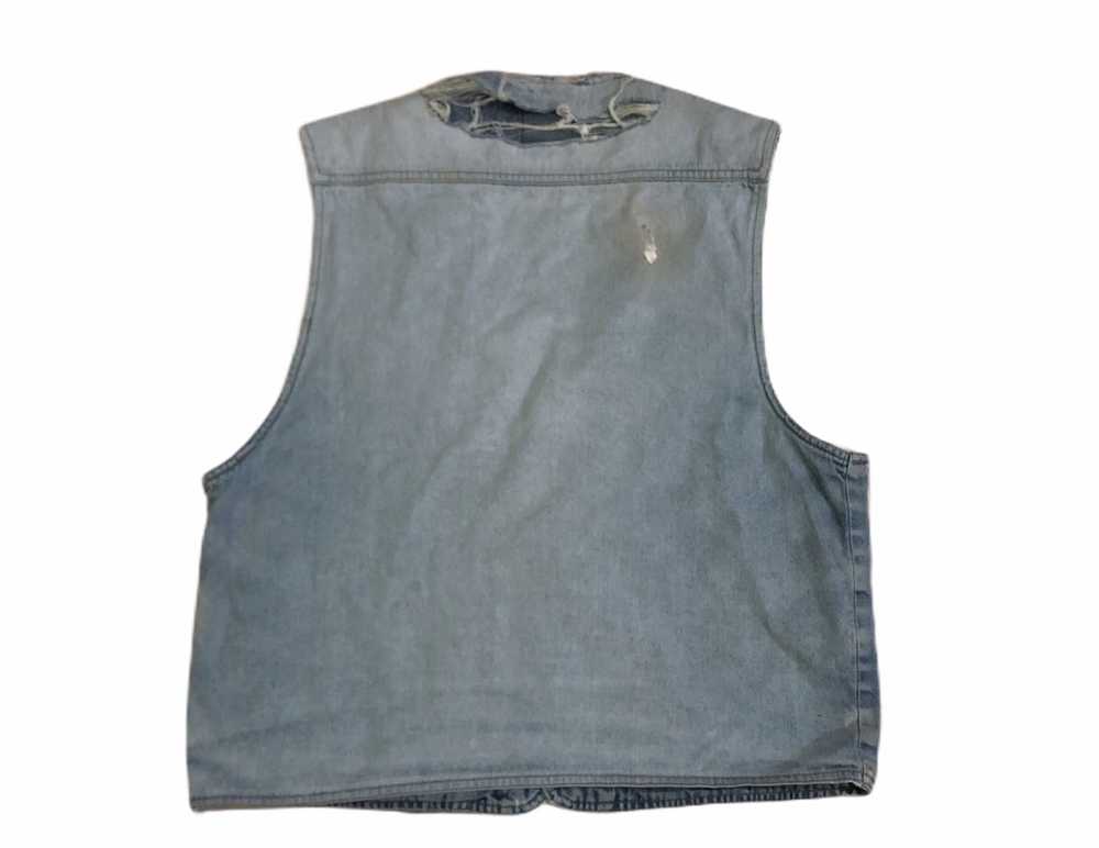 Brand Distressed jeans hunting vest - image 2