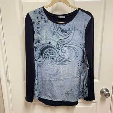 Basler Abstract Pattern Blouse - image 1