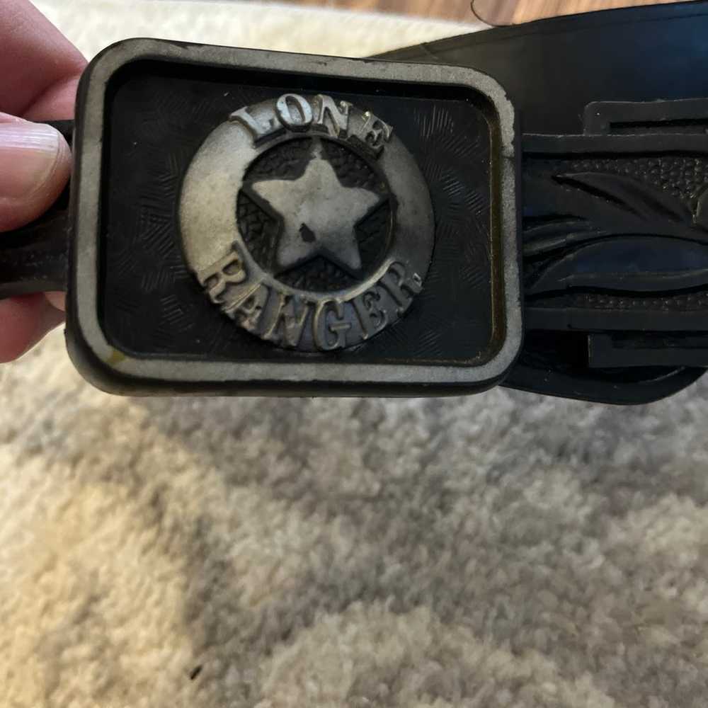 Vintage Lone Ranger Cap Gun / Gunbelt and caps - image 2