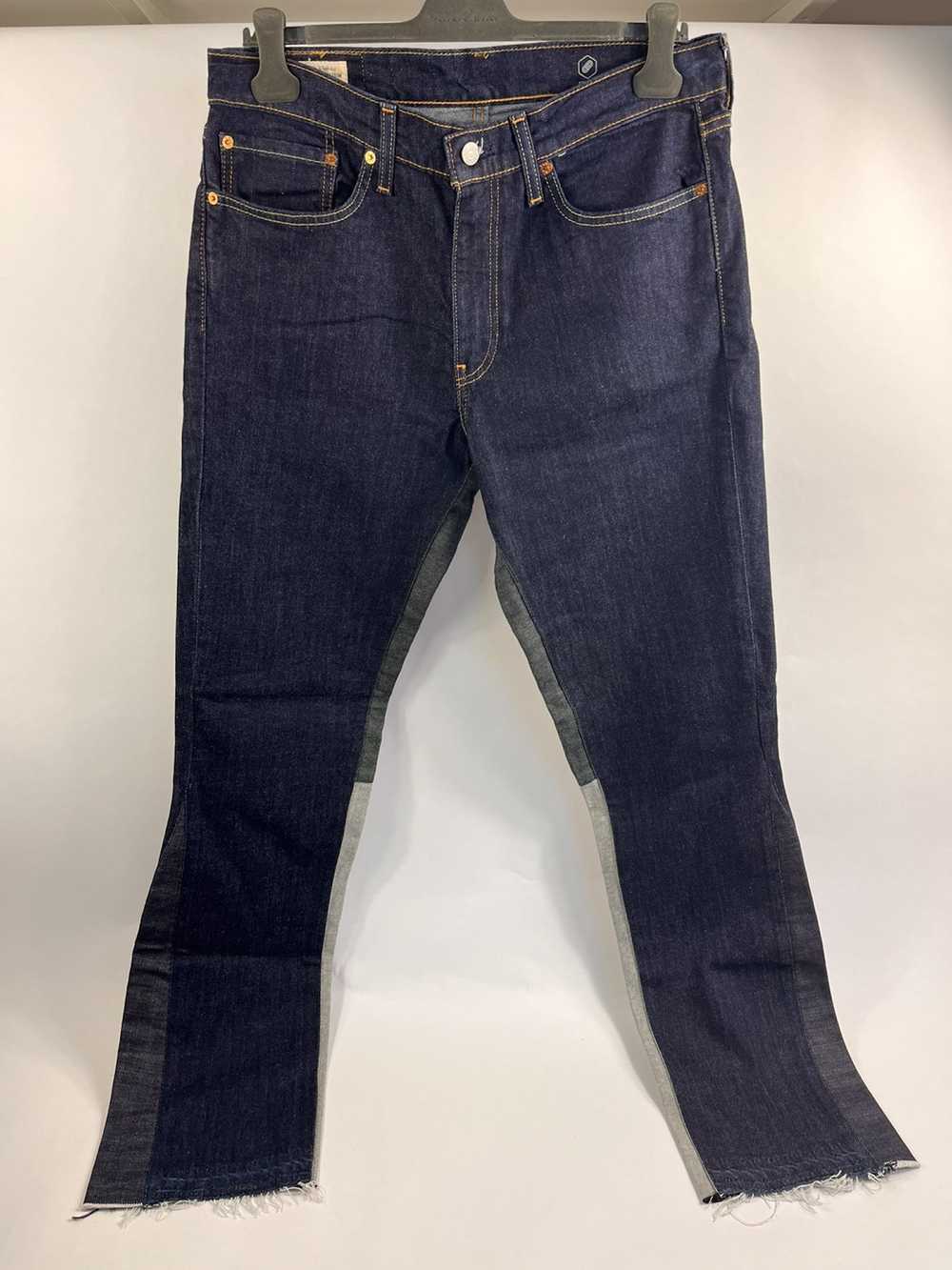 Levi's LOT 511 DARK FLARE DENIM JEANS - image 1