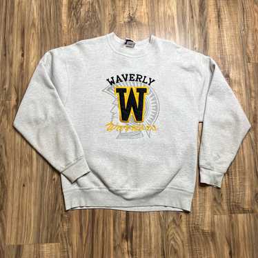 Waverly Warriors High School Vintage 90s Sweatshi… - image 1