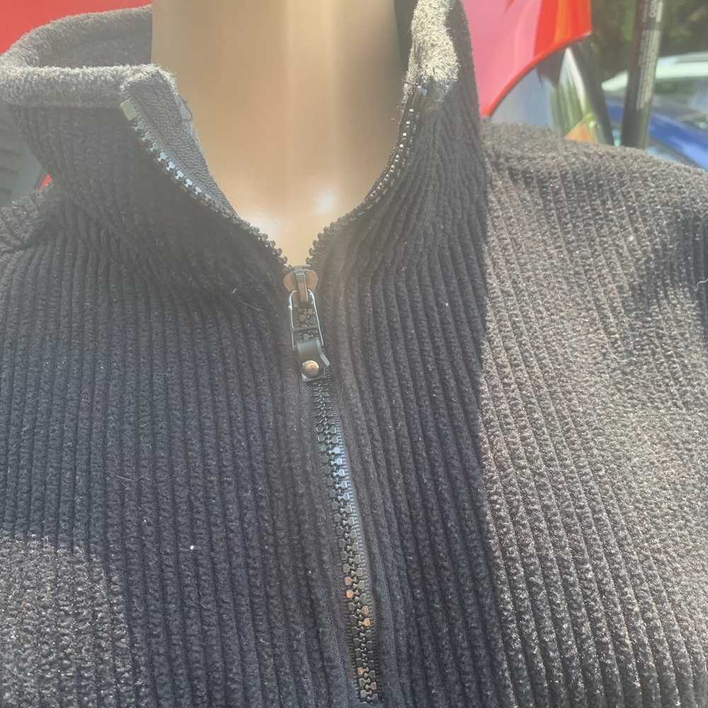 Vintage Black Faded Glory Half Zip Sweater - image 3
