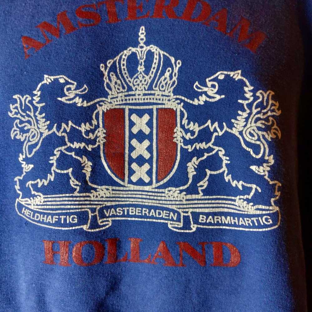 Vintage Amsterdam Holland Sweatshirt mens Large - image 2