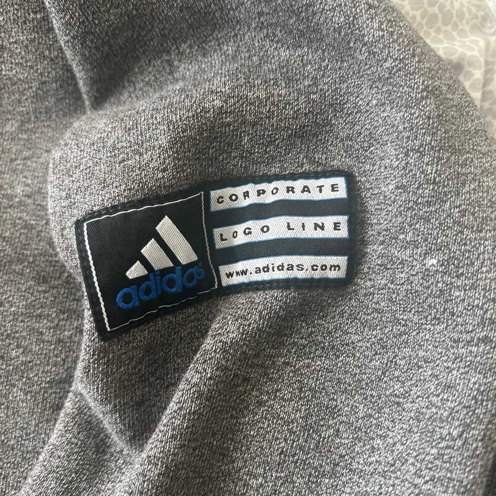 Vintage 90s Adidas Corporate Logo Line Sweatshirt - image 2