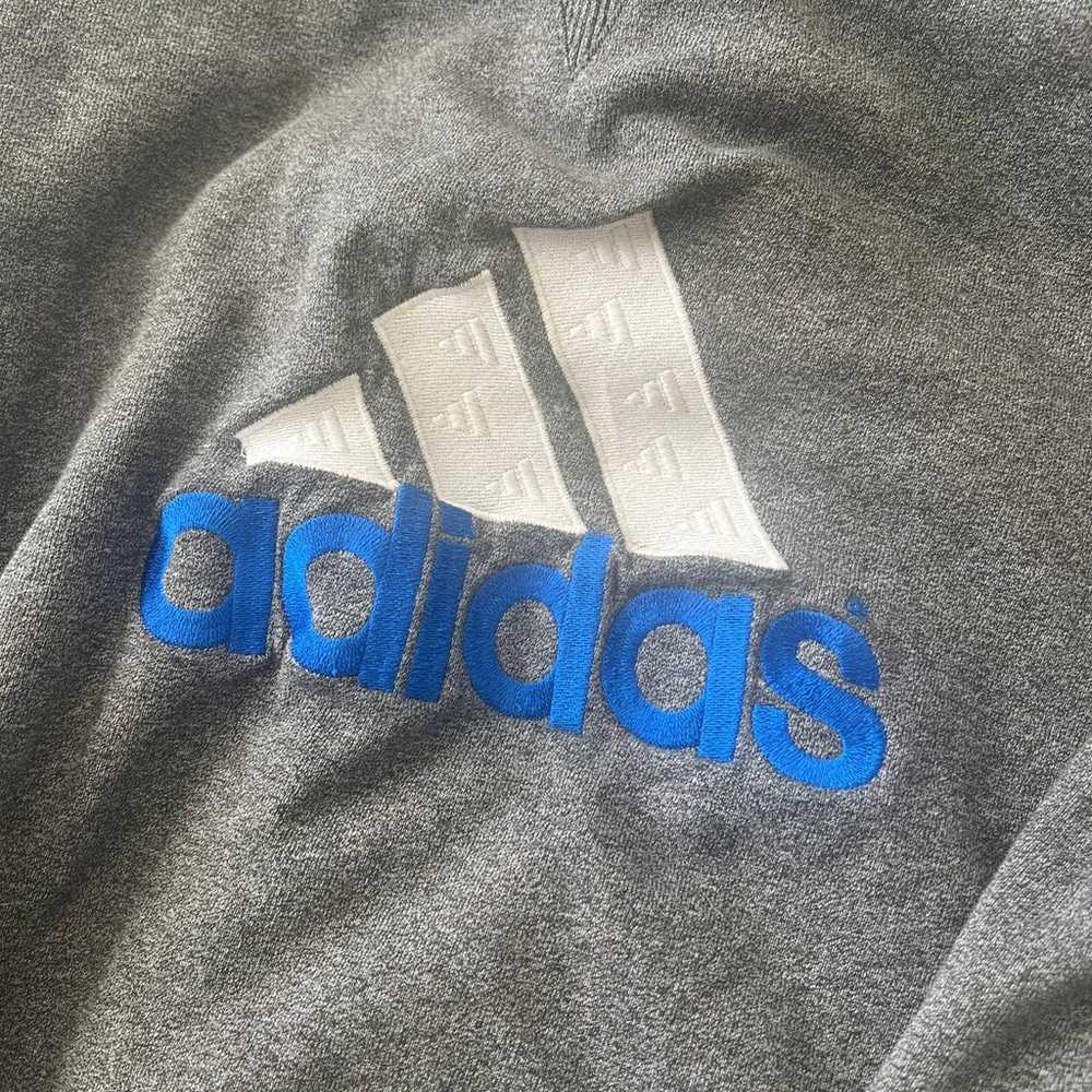 Vintage 90s Adidas Corporate Logo Line Sweatshirt - image 3