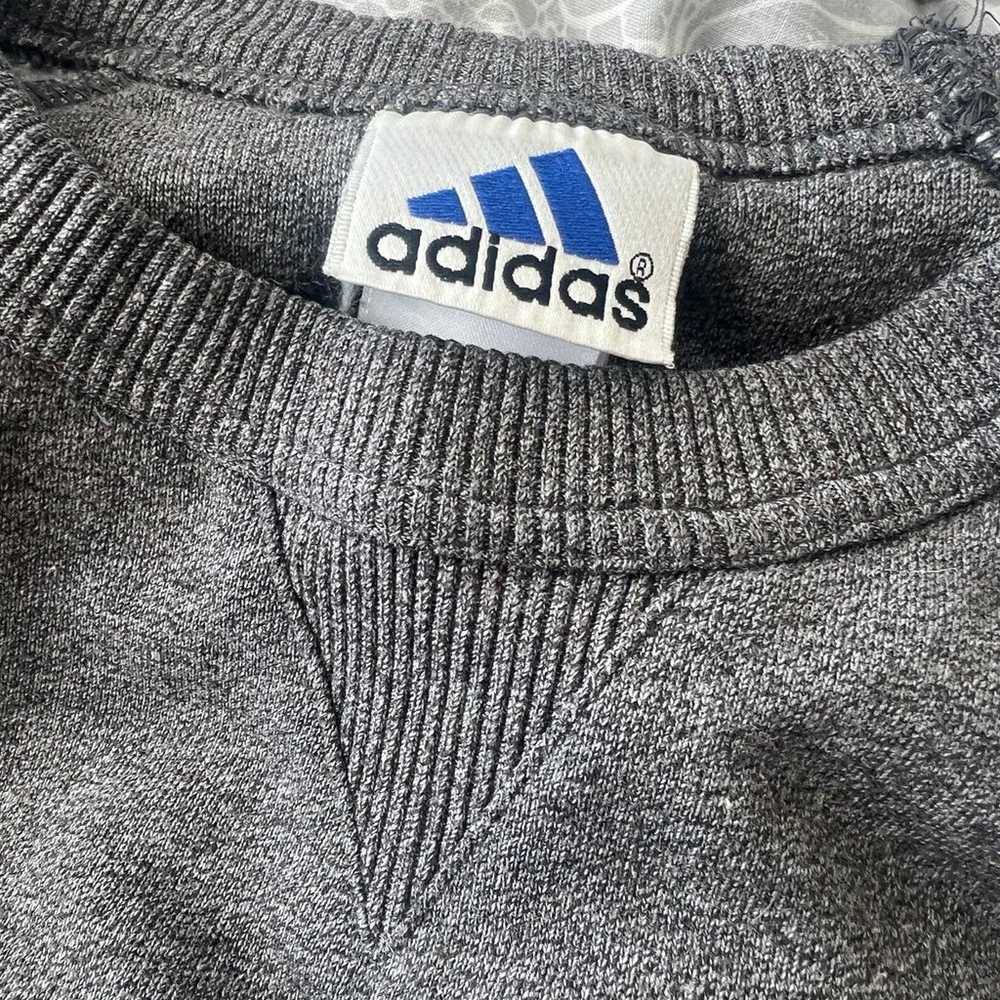 Vintage 90s Adidas Corporate Logo Line Sweatshirt - image 4