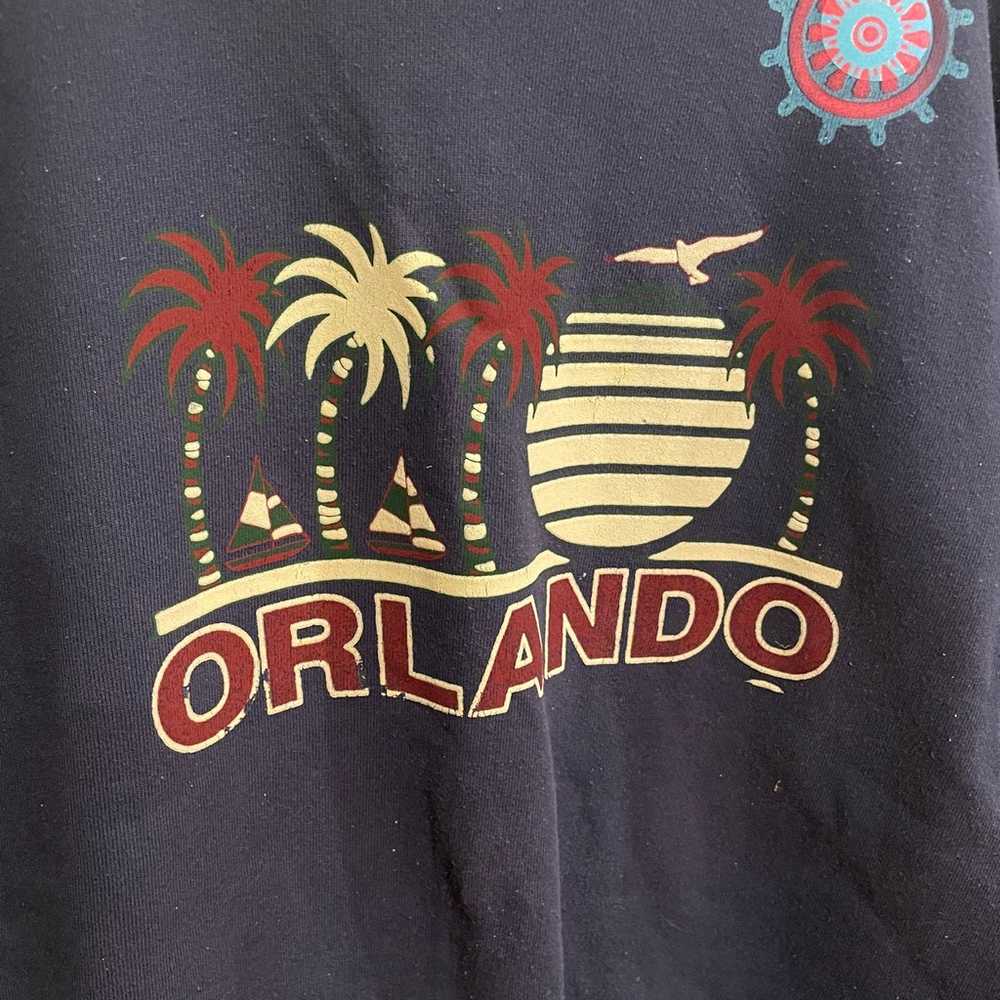 Vintage Orlando Crewneck Sweatshirt Oneita Size L… - image 2