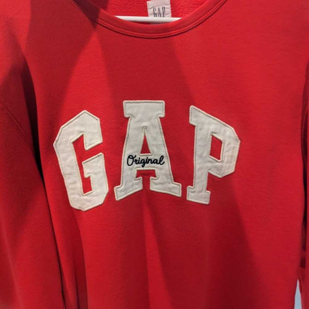 Gap Red Sweatshirt - image 2