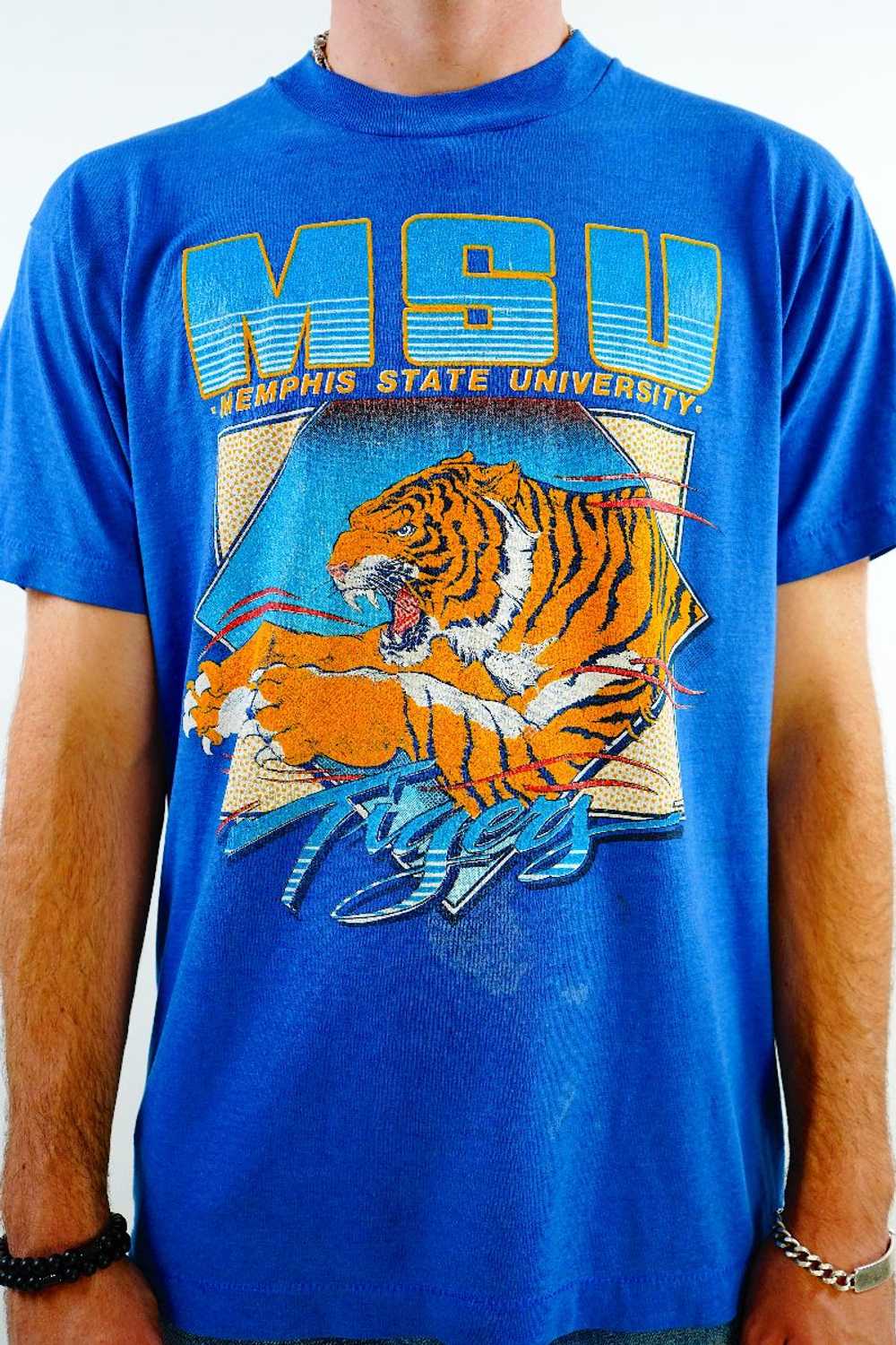 *AS-IS* EPIC MEMPHIS TIGERS MSU GRAPHIC SINGLE ST… - image 3