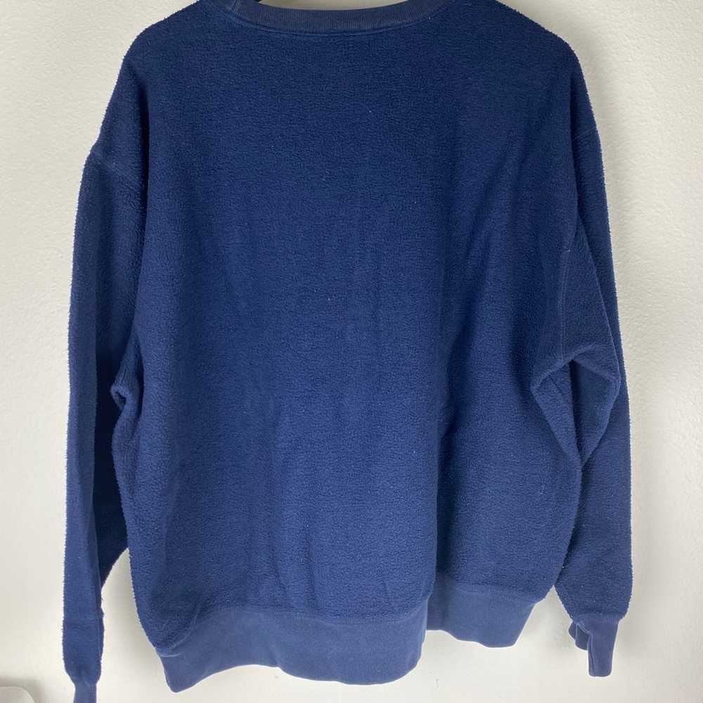 Vintage Pepsi Co Fleece Sweatshirt Blue - image 2