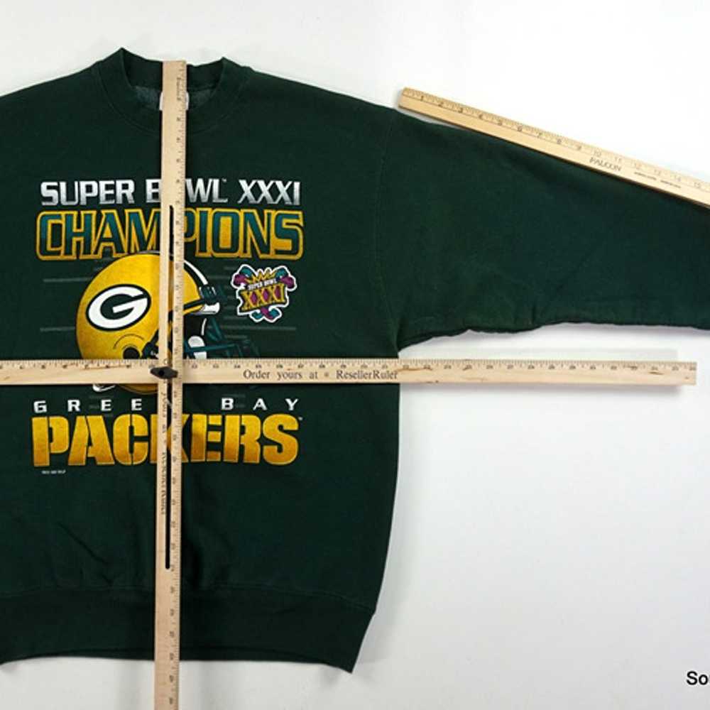 VTG 1997 Green Bay Packers Super Bowl Champs Swea… - image 7
