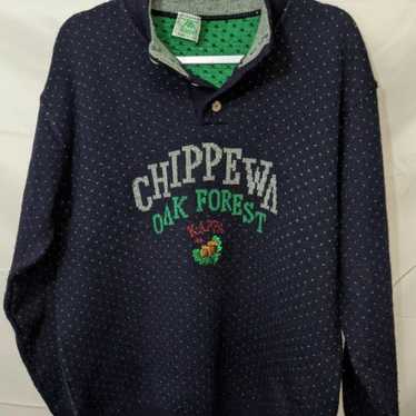 Vintage Kappa Worlds Wool Pullover 1/4 B - image 1