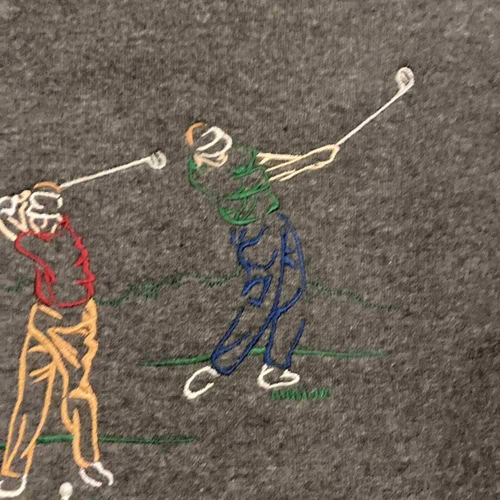 Vintage Embroidered Golf Sweatshirt - image 4
