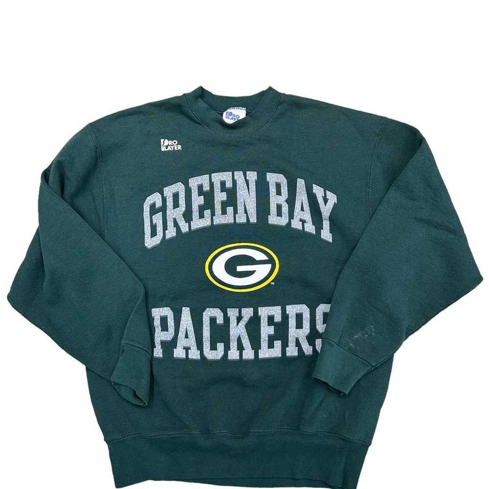Vtg Pro Player Green Bay Packers Swearshirt - image 1