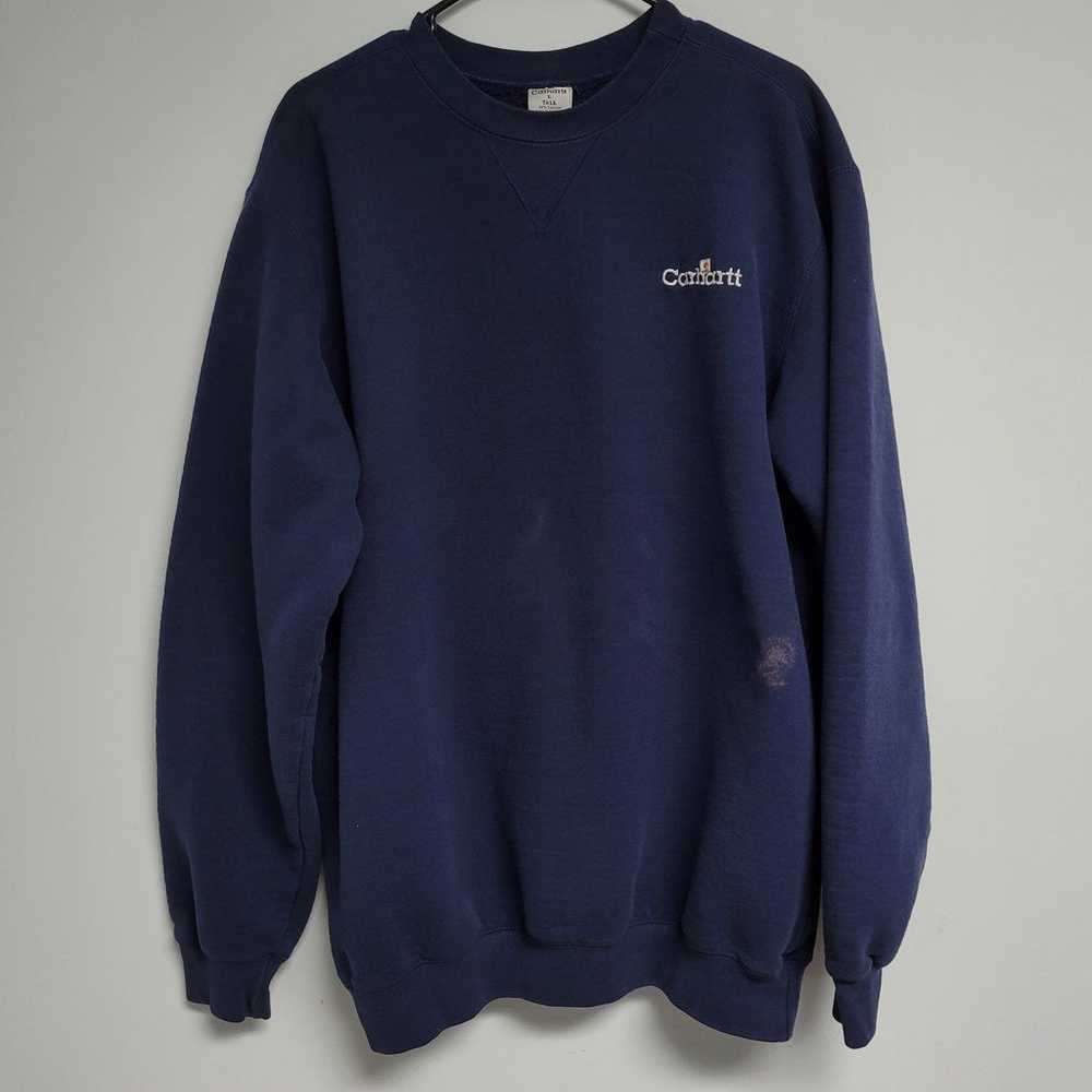 Carhartt Sweatshirt 90s Logo Sweater Large Tall W… - image 1