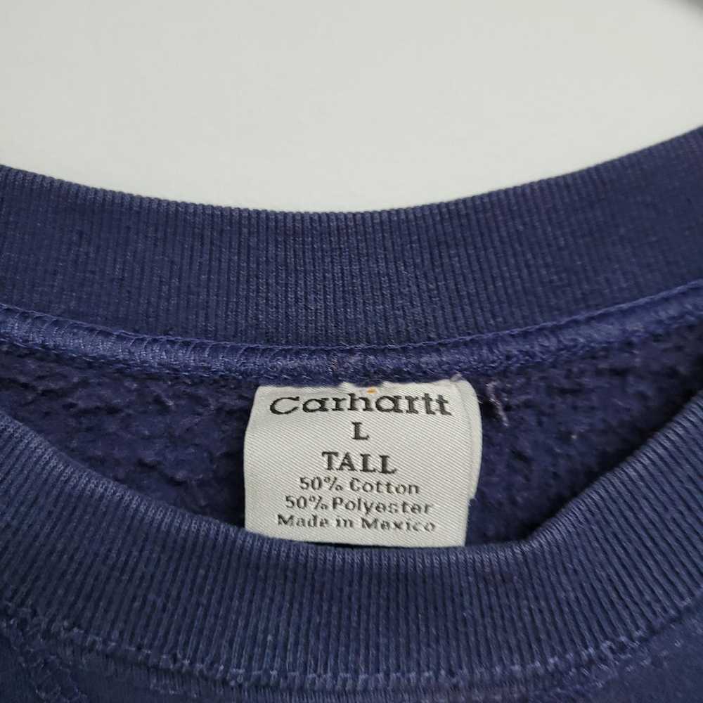 Carhartt Sweatshirt 90s Logo Sweater Large Tall W… - image 3