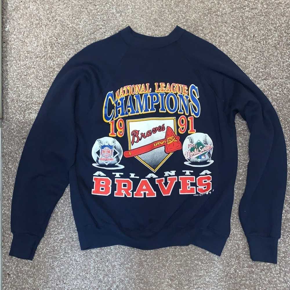Vintage Atlanta Braves Sweater - image 1
