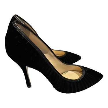 Charlotte Olympia Debbie velvet heels