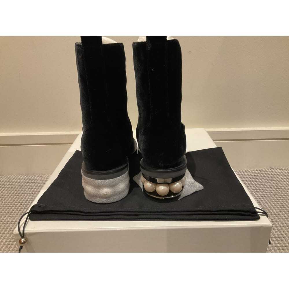 Nicholas Kirkwood Velvet boots - image 5