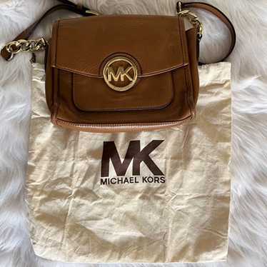 Michael Kors Margo pebbled leather Crossbody bag. - image 1