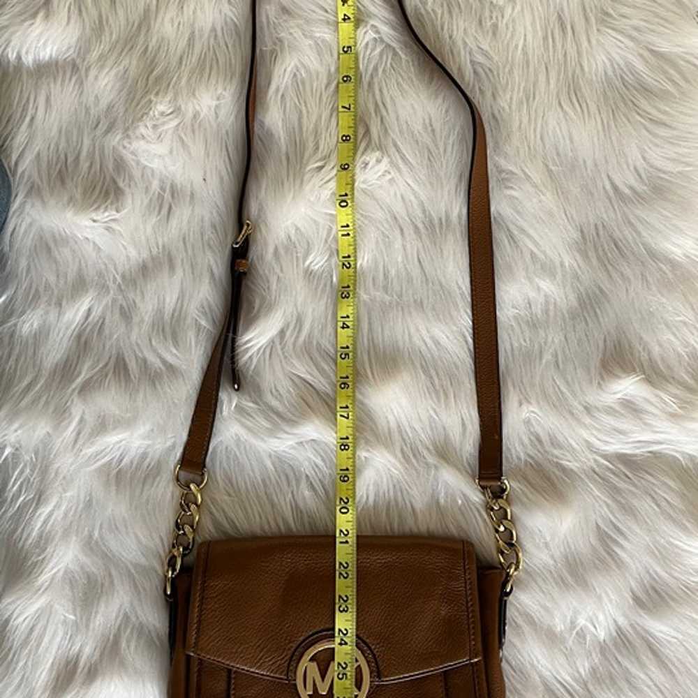 Michael Kors Margo pebbled leather Crossbody bag. - image 8