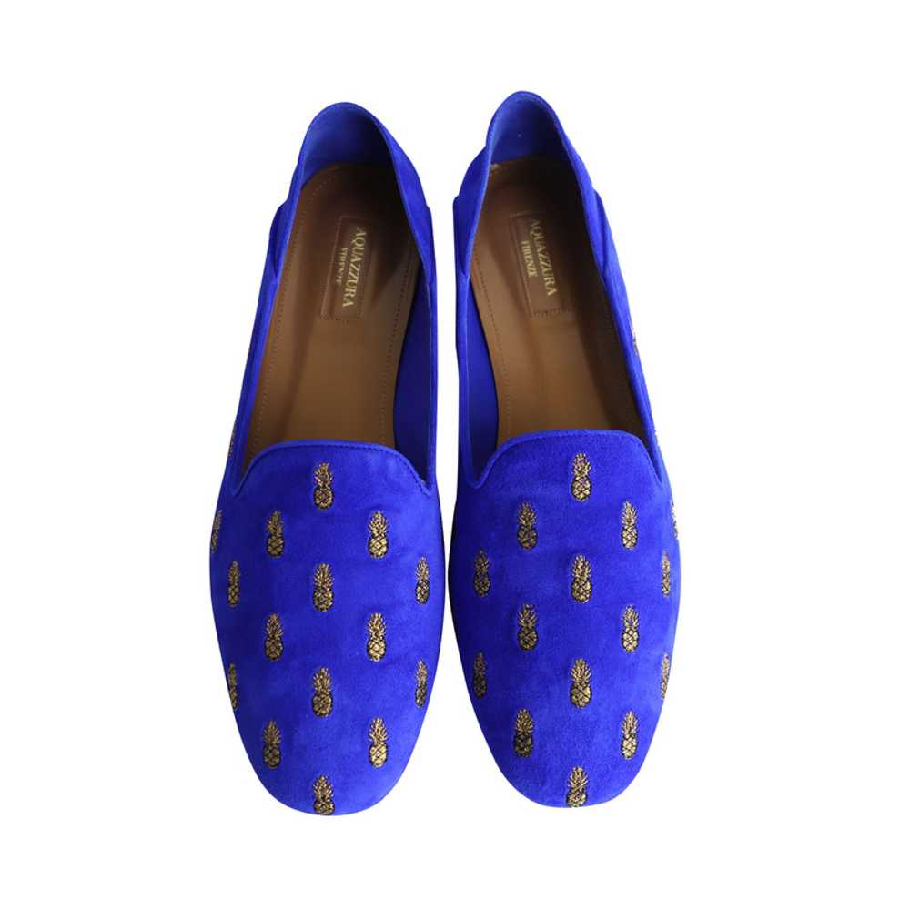 Versace Slippers/Ballerinas in Blue - image 5