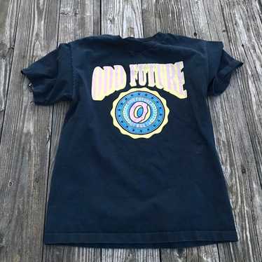 Vintage Black Odd Future Tee with Donut Seal and … - image 1