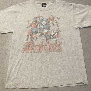 Vintage y2k mad engine marvel avengers shirt - image 1