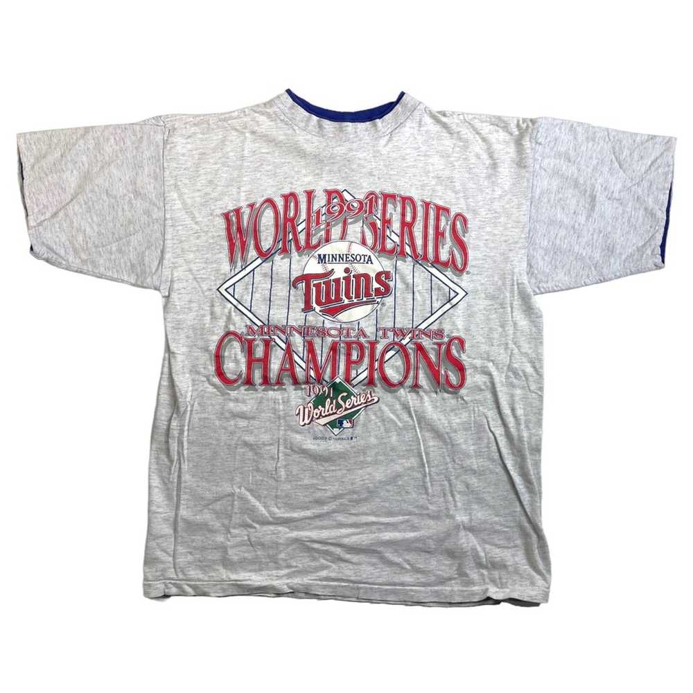 VINTAGE 1991 MINNESOTA TWINS WORLD SERIES MLB CHA… - image 1