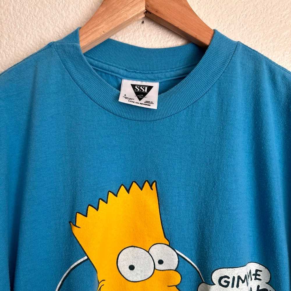 Vintage 1990 single stitch The Simpsons Bart Simp… - image 2