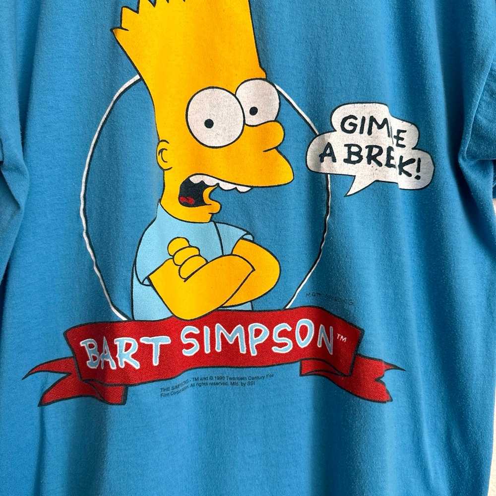 Vintage 1990 single stitch The Simpsons Bart Simp… - image 4
