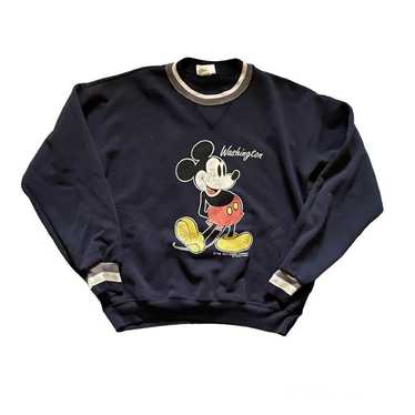 Vintage 80s Velva Sheen Mickey Mouse Washington s… - image 1