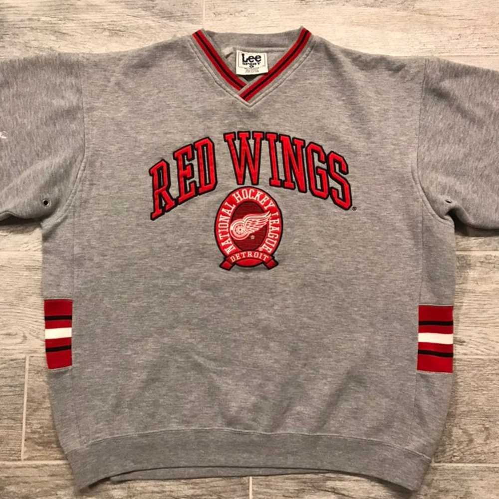 Vtg Detroit Red wings sweater - image 1