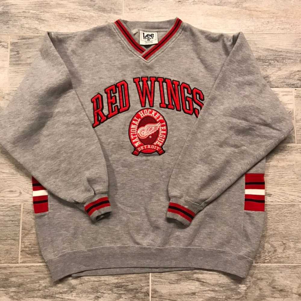 Vtg Detroit Red wings sweater - image 4