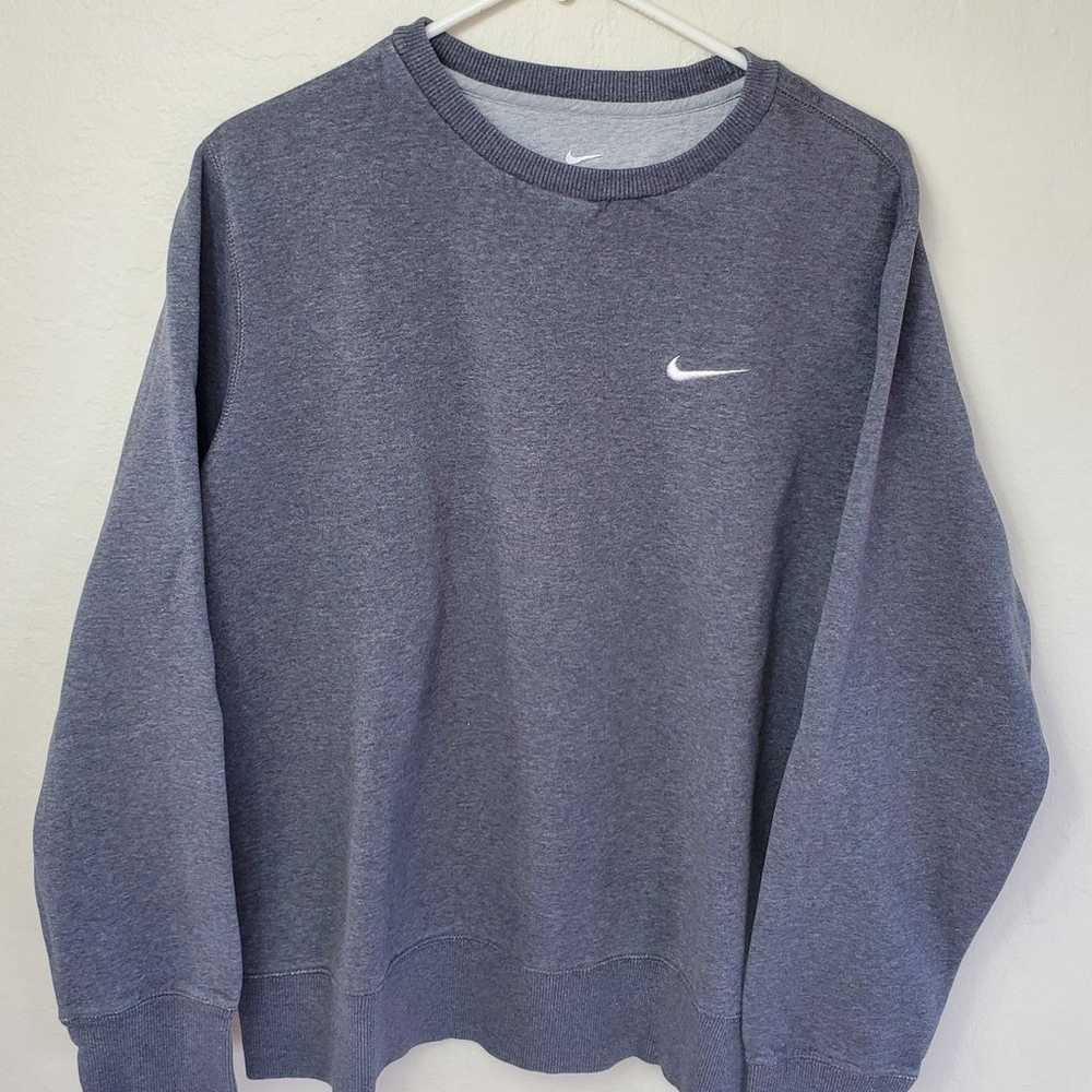 Gray Nike Crew Sweatshirt - image 1