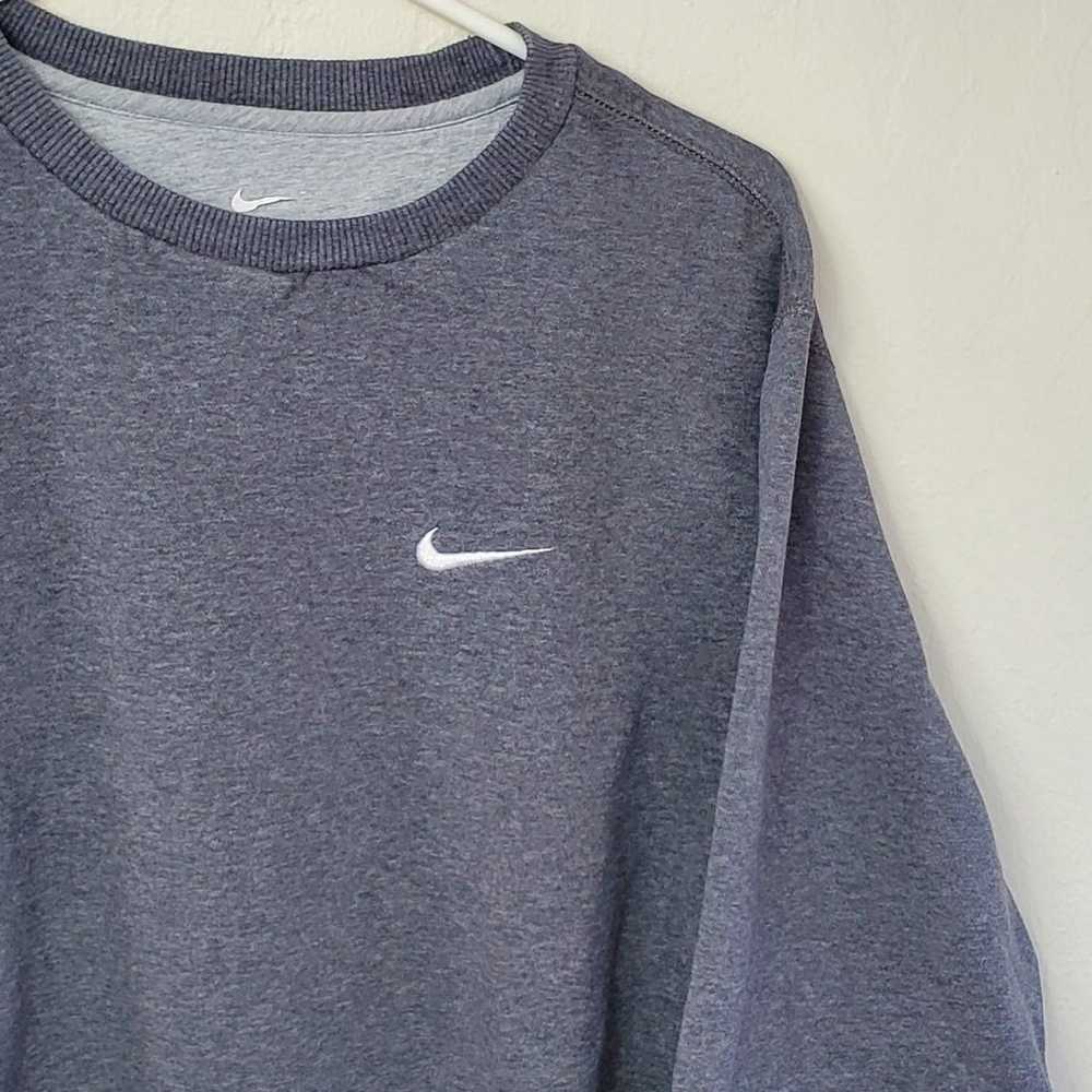 Gray Nike Crew Sweatshirt - image 2