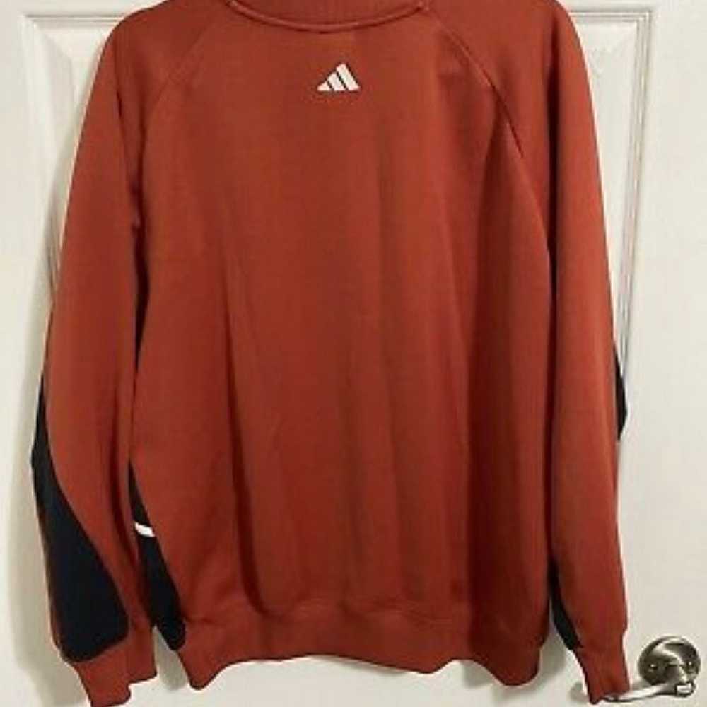 Vintage Burnt Orange Adidas Sweater - image 3