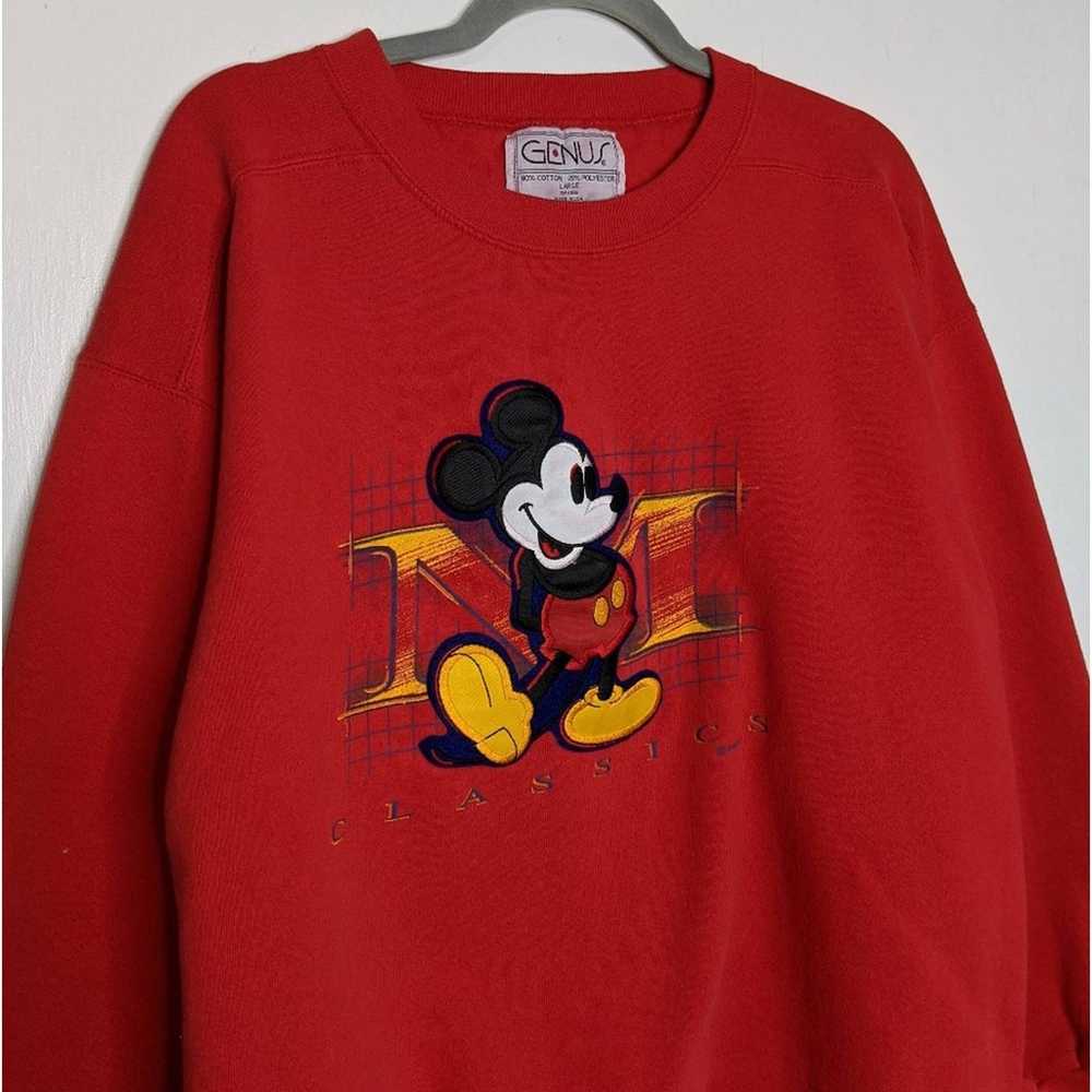 VTG Mickey Mouse Disney Genus Crewneck - image 5
