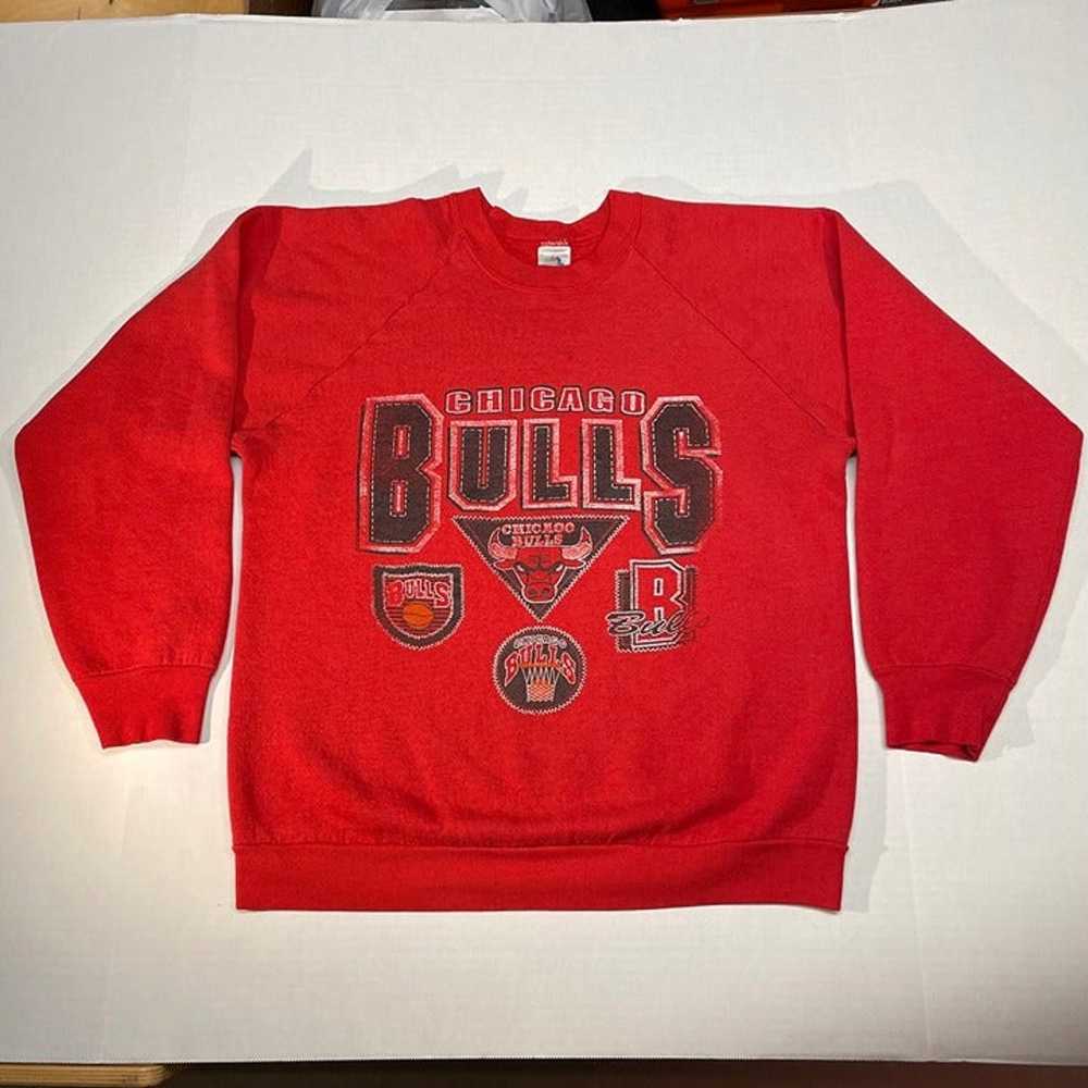 Chicago Bulls Fruit Of The Loom Vintage Sweatshir… - image 1