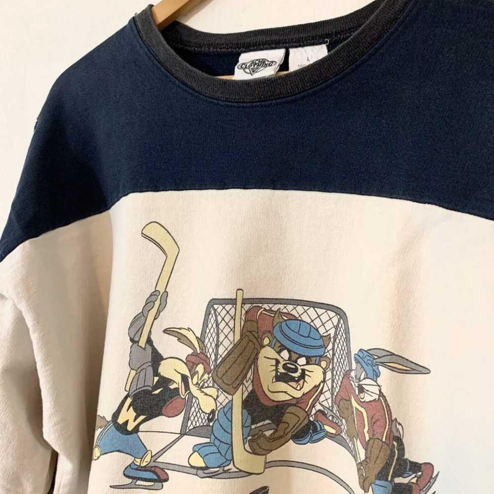VTG 1991 Looney Tunes Sweatshirt - image 2