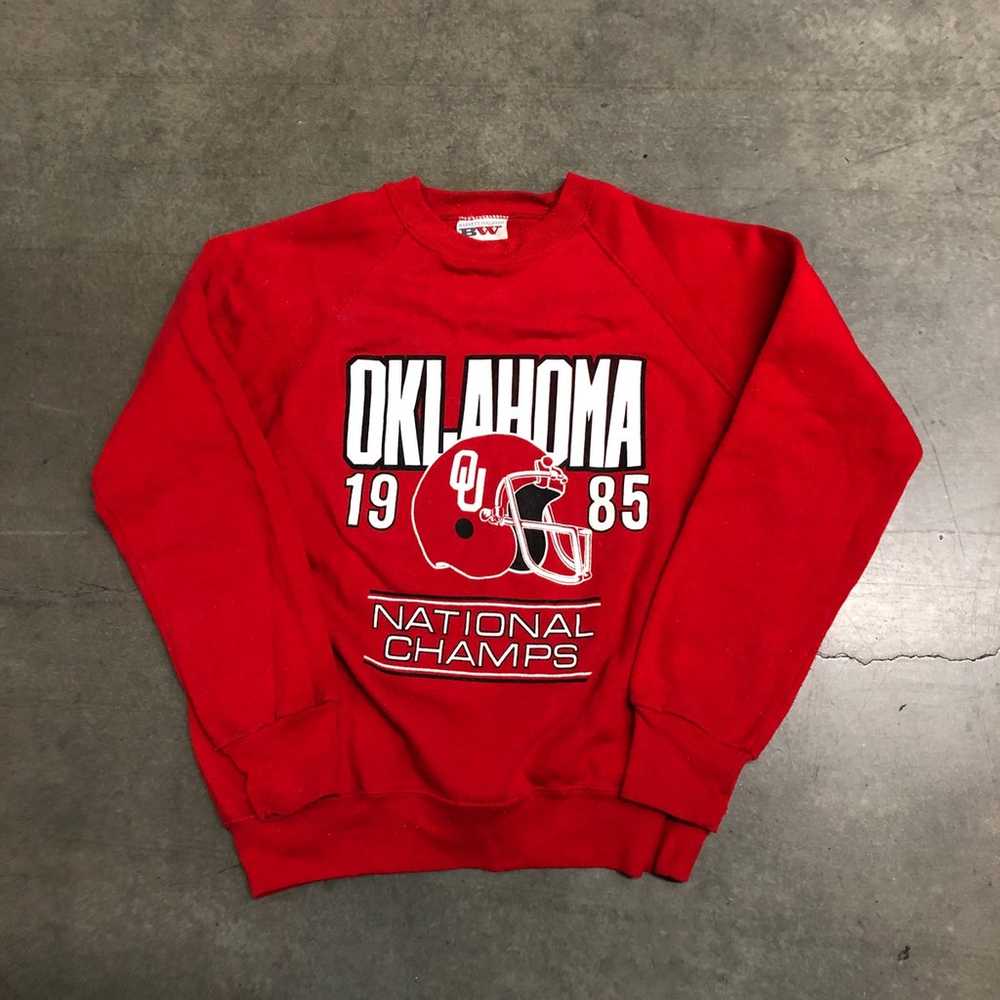 Vintage 80’s Oklahoma Sooners Football National C… - image 1