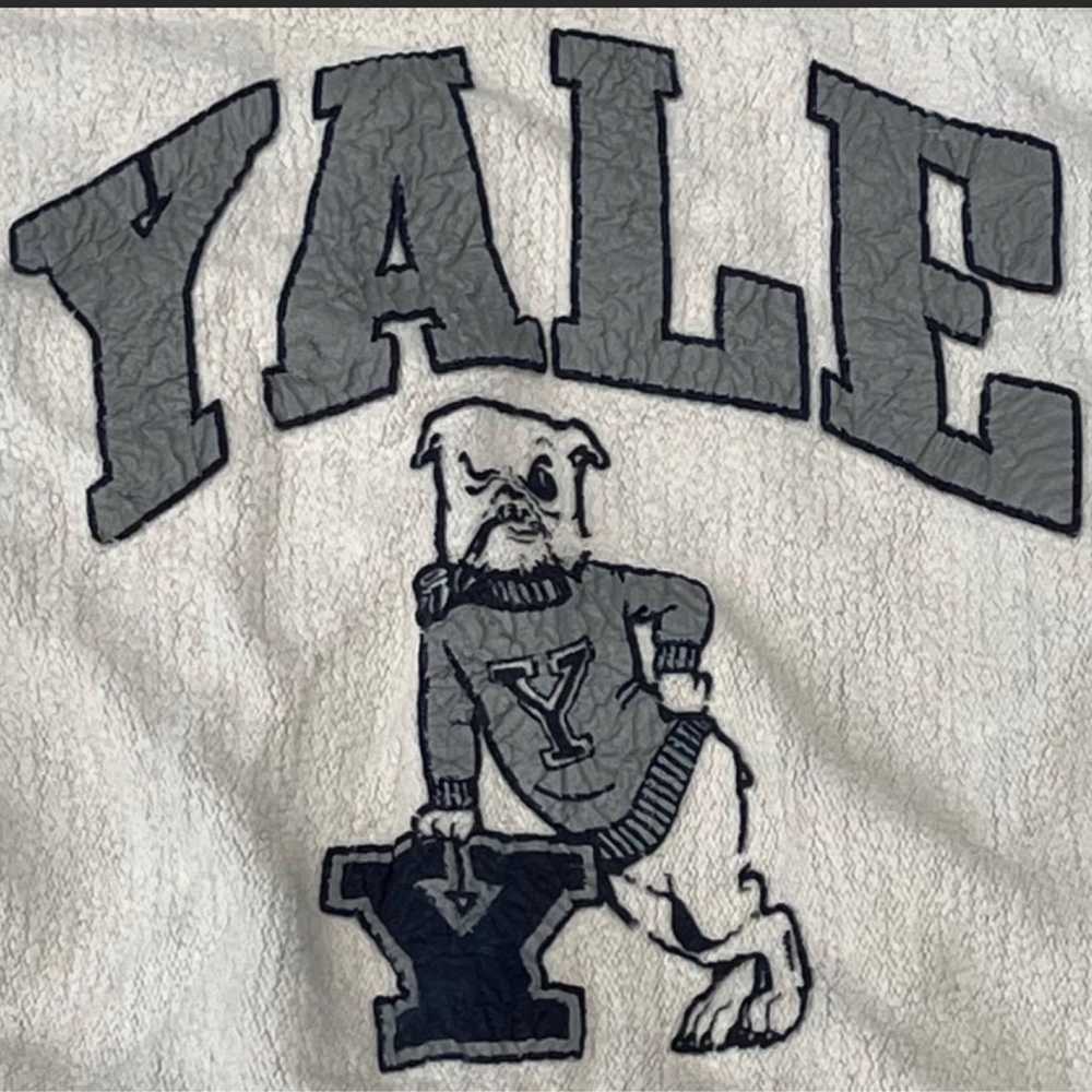 Super Rare Vintage Yale Reversed Sweatshirt with … - image 2