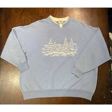 VTG Morning Sun Women’s Light Blue Winter Frosted… - image 1