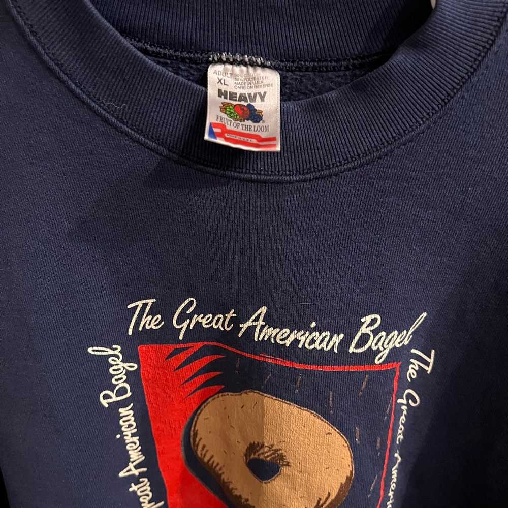 Vintage Great American Bagel sweater - image 2