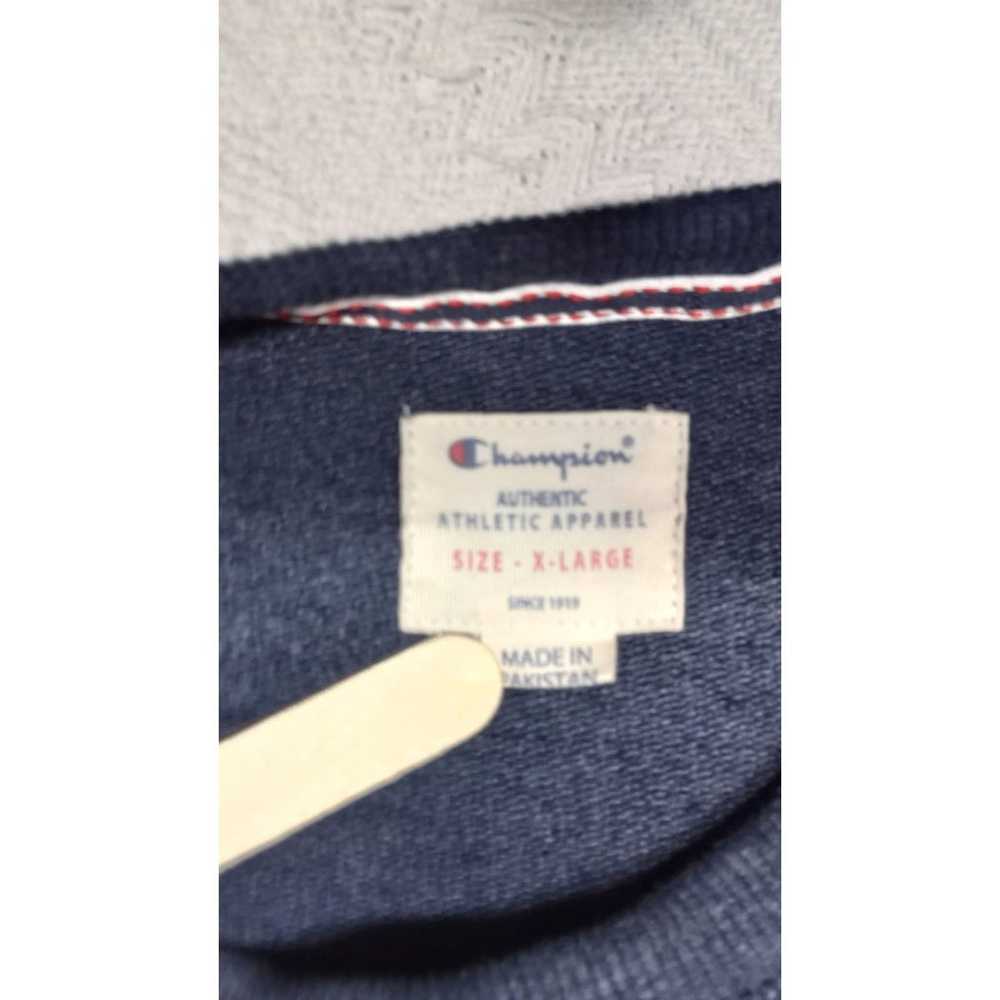 Vintage Champion Mens Sweatshirt XL blue pullover… - image 4