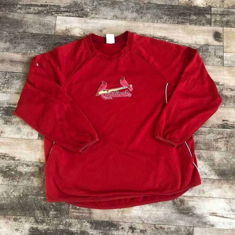 Vintage Y2K St Louis Cardinals Crewneck Pullover … - image 1