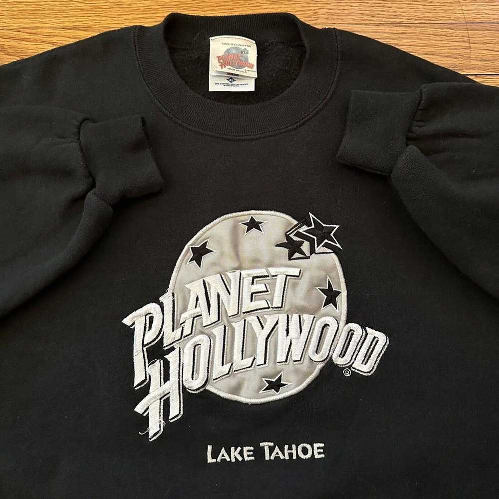 Vintage 90s Planet Hollywood Lake Tahoe Embroider… - image 1
