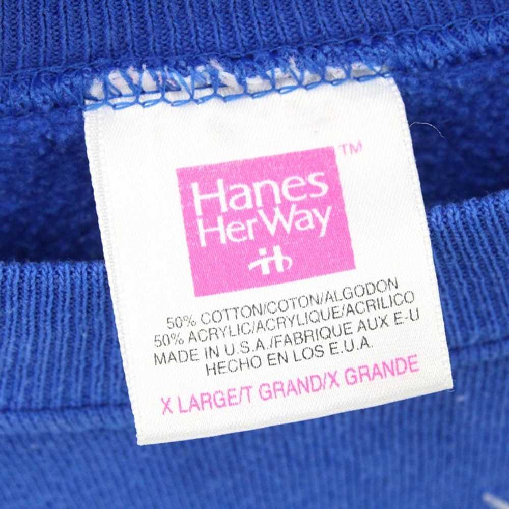 Vintage Hanes Sweatshirt Mens Blue Pullover The T… - image 6