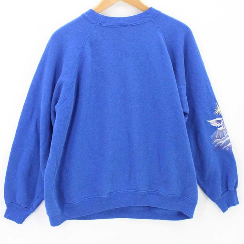 Vintage Hanes Sweatshirt Mens Blue Pullover The T… - image 7