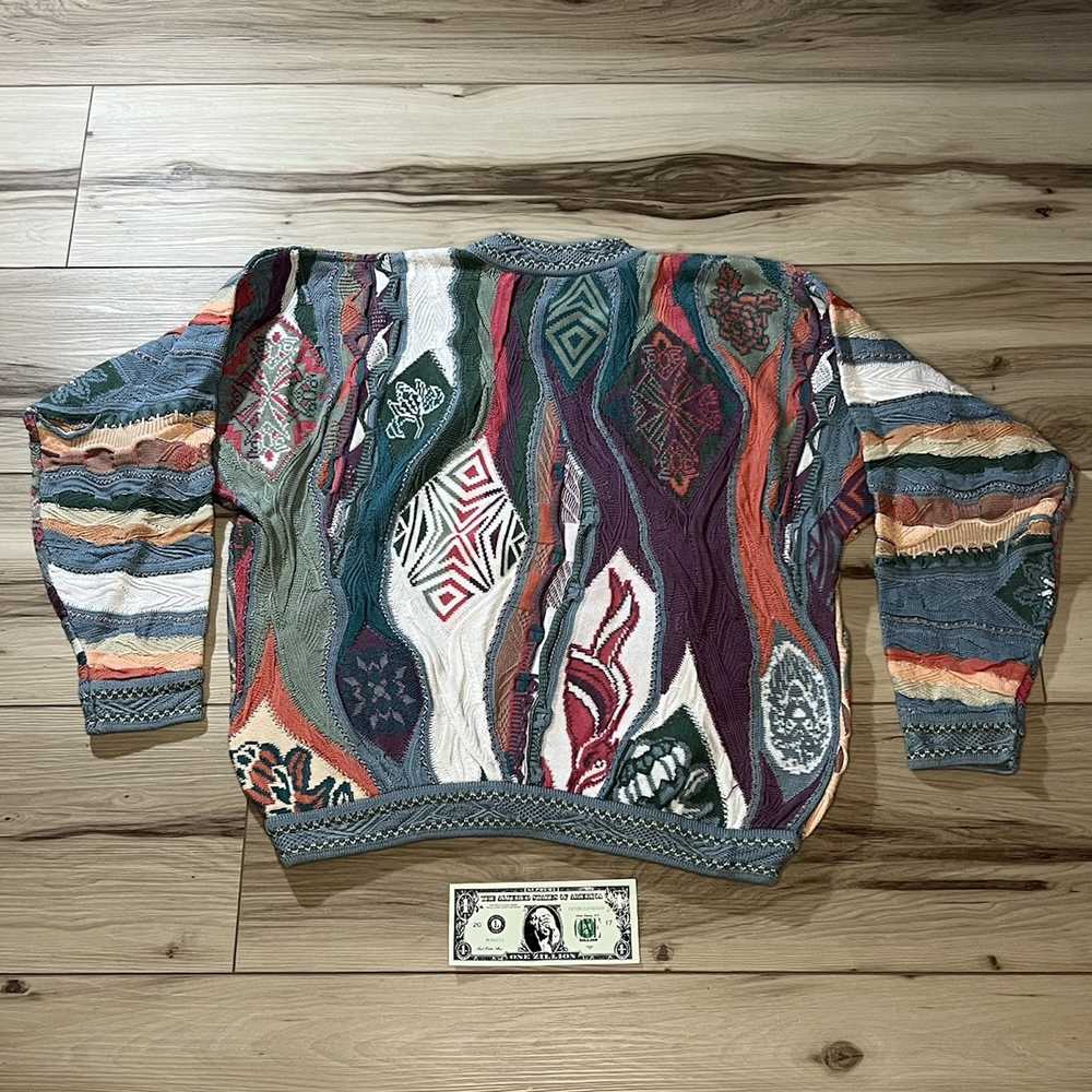 Coogi VTG COOGI Australia Multicolor 3D Chunky Kn… - image 7